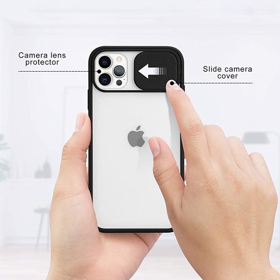 CaseUp Apple iPhone 8 Plus Kılıf Camera Swipe Protection Lacivert 3